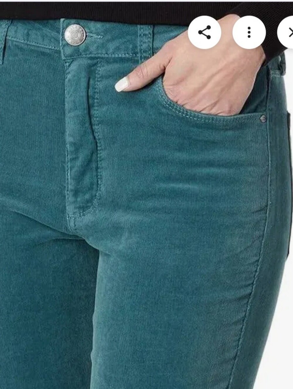 KUT Corduroy Ana Fab Ab Flare Pants